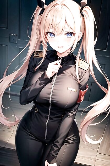 Glaring Intensity - Anime Style Facial Hentai AI Image