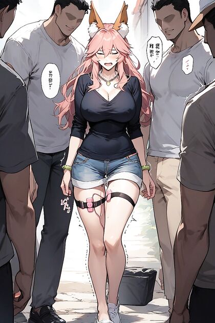 Breast-Focused Solo Play with Intense Vibration Stimulation in Hentai Hentai AI Image