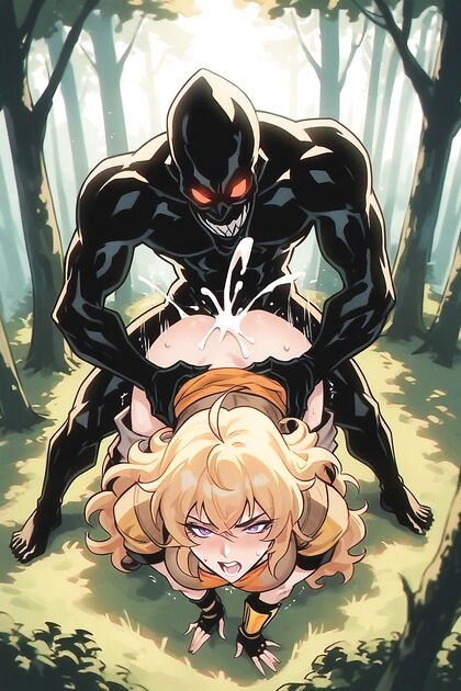 Yang Xiao Long Bound by Her Lover's Grip for Intense RWBY Hentai AI Image