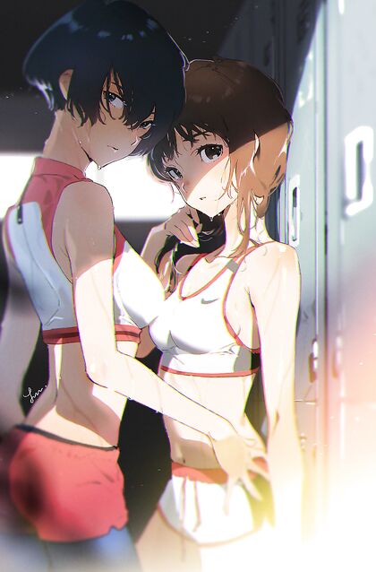 Horny Hotties after Gym Class - XXX Pic of Girls in Action!