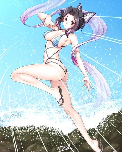 Shinobi Shits on Hentaied Pussy in XXX Pic