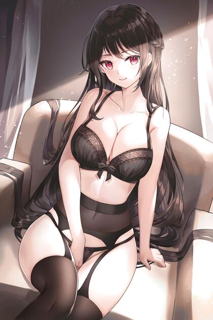 Hella Hot Honey in Black XXXLingeree - Porn Pic So Fuckin’ Steamy It Should Be Illegal