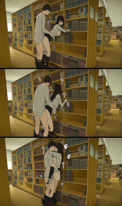 Dude gets down to some sick hanky-panks on his knees at da libary!