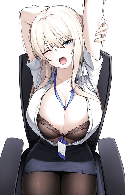 Pussy Stretches After Hard Work - Hentai XXX Porn Pic