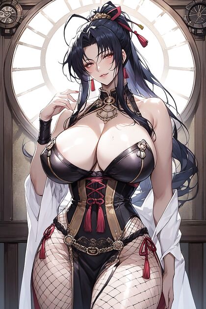 Busty Beauty with Thick Thighs Takes On Solo Hentai Pleasure