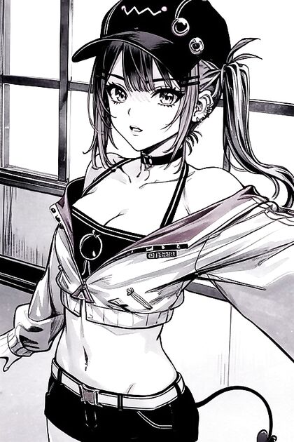 Tokoyami Towa's Busty Selfie Turns into a Steamy Hentai AI Experience