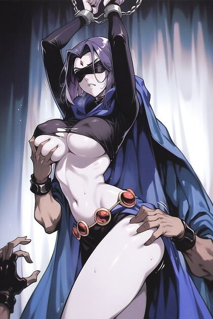 Clothes Ripped and Breasts at the Auction House Hentai AI Image