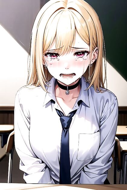 18-Year-Old Kitagawa Marin Pleasured in Sono Bisuke Douro Wa Koi O Suru Hentai Hentai AI Image