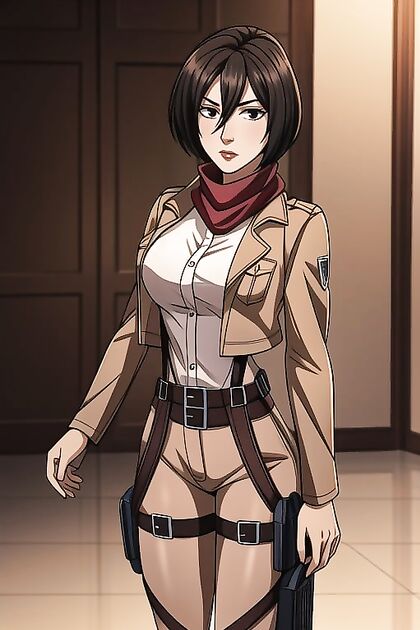 Full Body View of Girl 18+ in Platform Heels formind Blowing Hentai AI Image