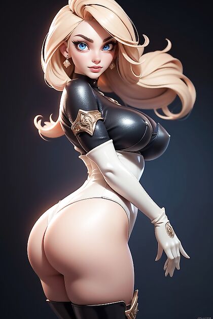Seductive Voluptuous Beauty EnjoyingMind-Blowing Creampie in Hentai Hentai AI Image