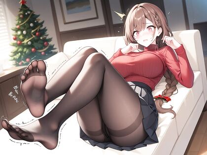 No Shoes, No Skirt, Shrinking for Steamy Hentai AI Image