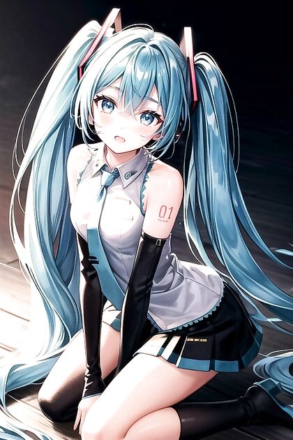 Hairstyle Harem - Hatsune Miku Gets Intimate in Detailed Hentai Hentai AI Image