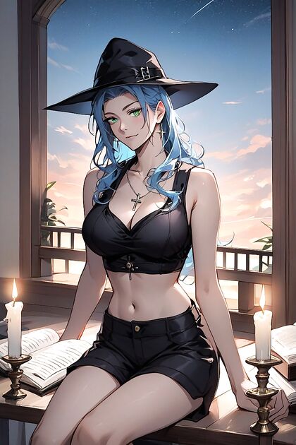Close-Up Views of Late-Night Studying Sessions Turned Steamy Hentai Hentai AI Image