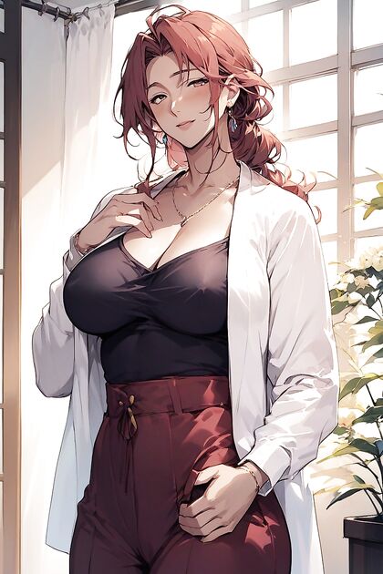 Himekawa Hayuru from Hybrid x Heart Magias Academy Ataraxia in Seductive Hentai AI Image