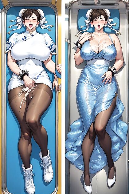 Chun Li Laid Bare at Metro Station for Intense Hentai Pleasure