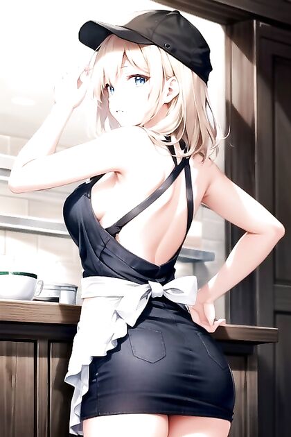 Rainy Day Frontal Breast Squeezing Hentai AI Image