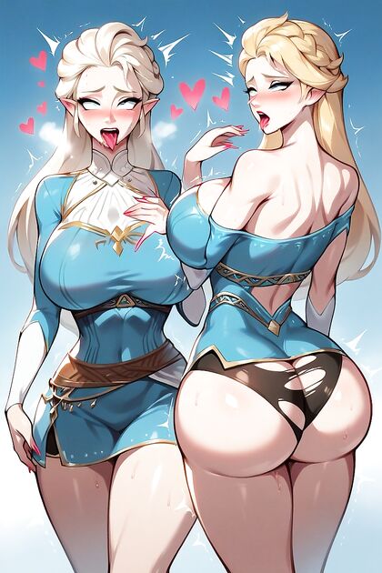 Detailed Facial Expressions, Massive Boobs in Ripped, Soaked Clothing Hentai Hentai AI Image