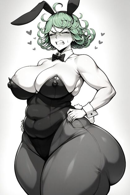Tatsumaki Bites Down in Frustrated Hentai Ecstasy AI Porn