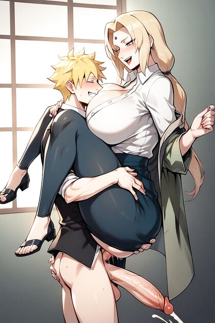 Milf with Big Breasts Carried Away for Hot Hentai Sex Adventures