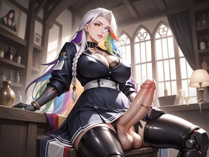Cyborg With Hairy Pussy Gets athletic inMind-Bending Hentai AI Image
