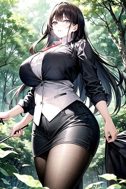 Irish Beauty Shows Off Her Curves Above the Waist in Steamy Hentai AI Image