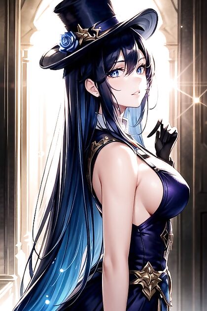 Caitlyn from League of Legends Gets Intimate in POV Side Boob Hentai AI Image