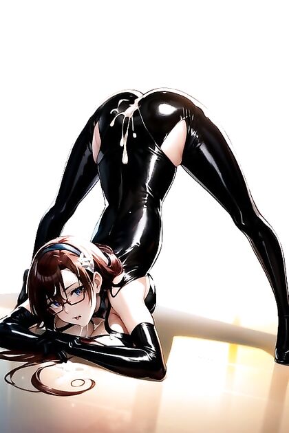 Makoto Mari from Evangelion in Jack-o'-Lantern Pose for Spooky Hentai Pleasure