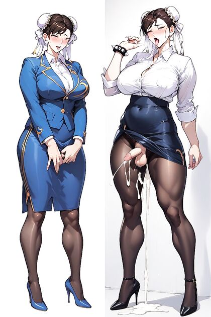 Takeda Hiromitsu Style Curves - Busty Sensations in Seductive Hentai AI Image