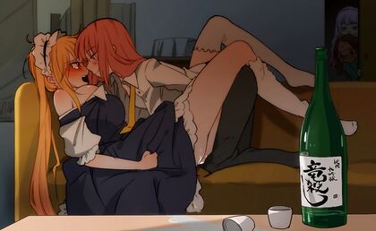 Horny AF Touhou X Kobyoshi Pairing Gets Drunk & Fucked Up!