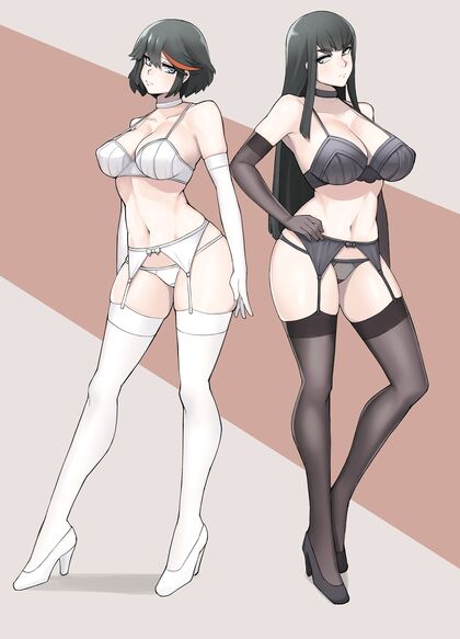 Holy shitlords - Ryuku & Satski go HENTAI-style with their LINGERIE PICS!