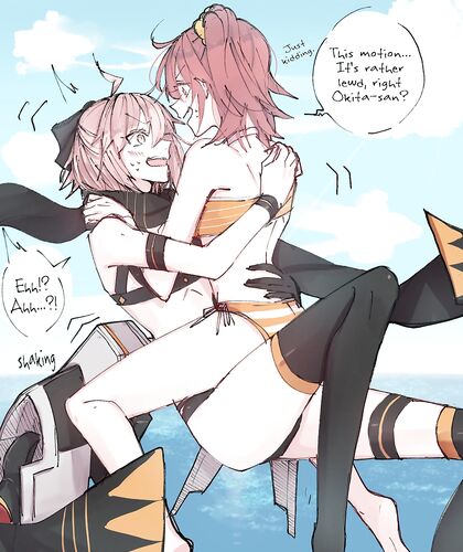 Hentaified Gundam Bitches Get Fucked in Mid-Air XXX Pic