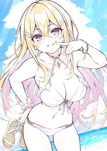 Holy Shit! White Girl in Tight Ass Bikini Gets Wet & Wild on Beach - Must See HENTAI XXX PIC!