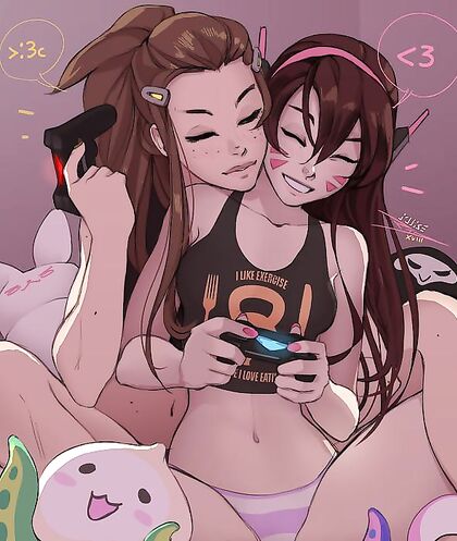 Hentaified Briggidette Fucking Her Hot-Asian Girlfriend XXX