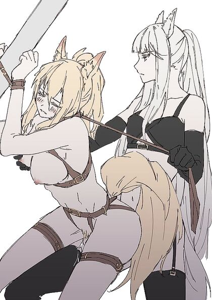 Foxy bitches get freakin’ hentaified on their kitties – XXX pics inside!