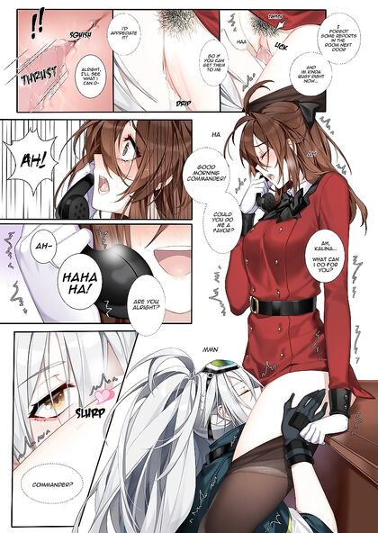 Hornypup devours his bitch’slukebox – Hentaipic of deepthroat blowjob