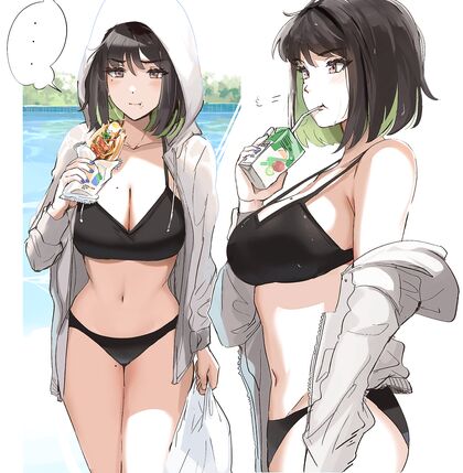 Hella Fuckin’ Simple & Sultry Hentai XXX Porn Pic – You Won‘cha Gonna Need More Than One Hand!