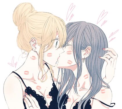 Hentaified Yuri Action - Yuzi & Mai Go Hardcore XXX