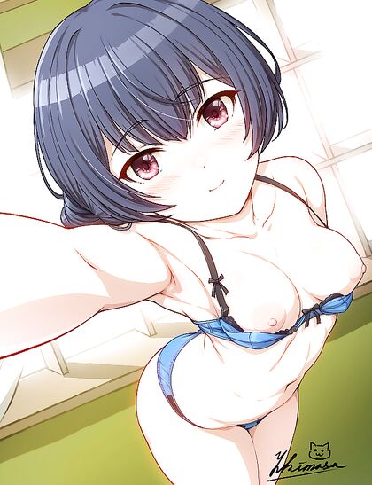 Holy Shitting Facesitting Hentaiforce! Morina Risuzu Pounds Her Own Box in This XXX Pic