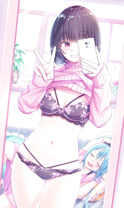 Dude Checkin’ Out His Huge Cock in da Mirror - XXX Pic