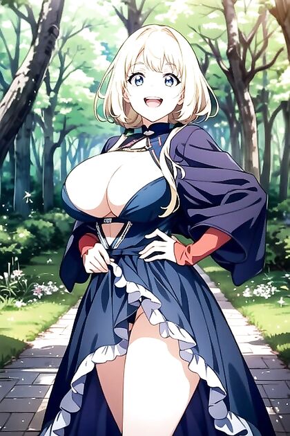 Detailed Anime Shot, Hands on Hips, Medium Ass Hentai AI Image
