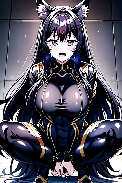 Delta from Eminence in Shadow Intensely in Detailed Hentai AI Image