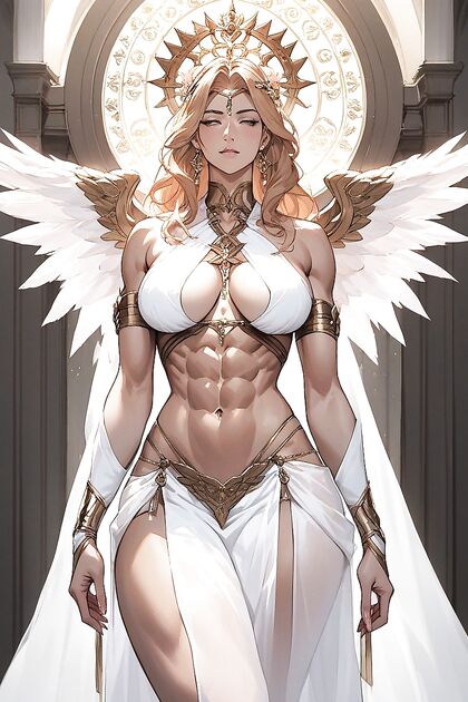 18-Year-Old Angel with Round Ass in Seductive Hentai AI Image