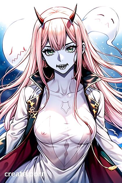 Zero Two From Darling in the FranXX Takes Pleasure in Spacecraft Ghost Encounters