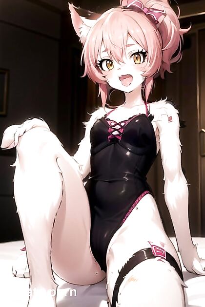 Mika from Idolmaster Gets Wild in Furry Fetish Masturbation hentai