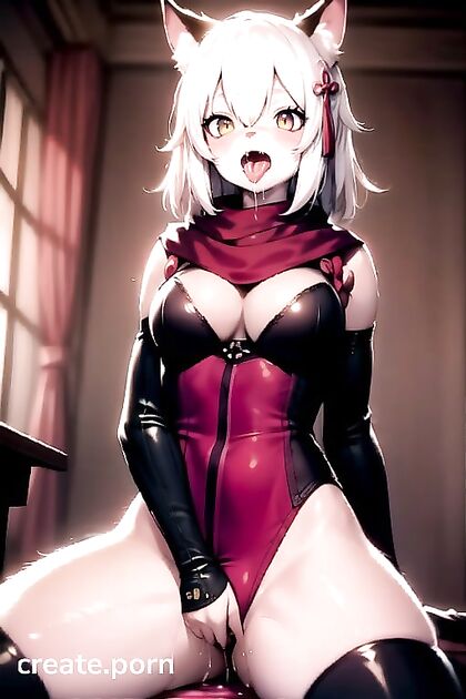 Okita Sōji from Fate/Grand Order Gets Wild in Furry Hentai Masturbation Fantasy