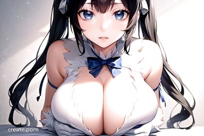 Hestia from DanMachi Gets Wild in Fox-Themed Hentai with Massive Breasts