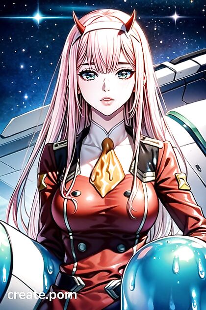 Zero Two from Darling in the FranXX Fucked by Slime on a Sci-Fi Spaceship