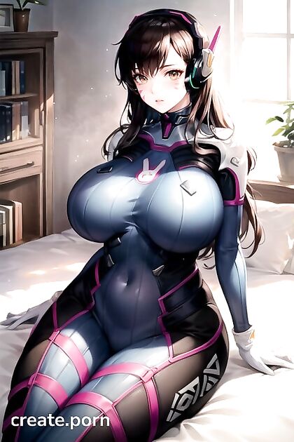 Massive Breasts and Huge Ass Dominating Solo Hentai AI Image