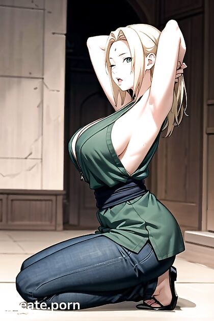 Tsunade from Naruto Kneels for Intense Hentai Orgasms