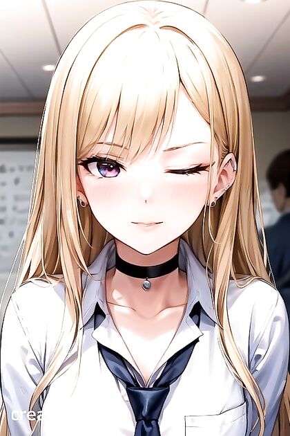 Teen 18+ Girl 18+s with Perfect Curves Enjoy Intimate Kisses in Sensual Hentai AI Image